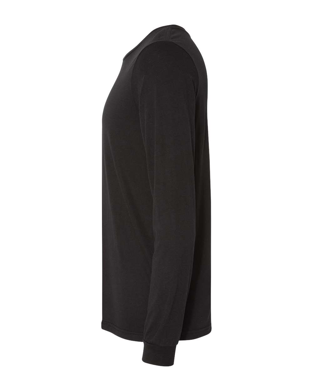 Unisex Triblend Long Sleeve Tee - DirectSide - B11606502 - Solid Black Triblend