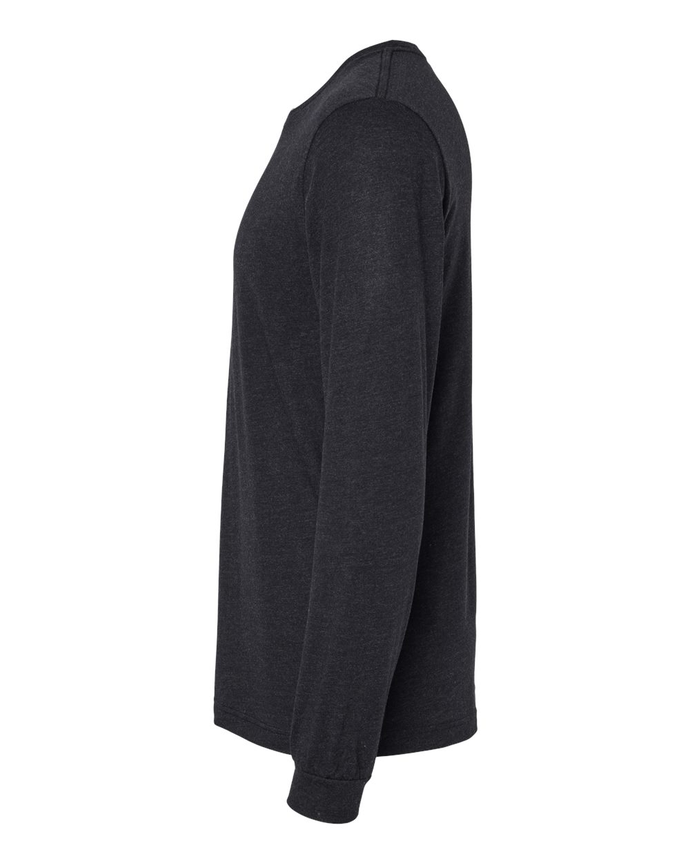 Unisex Triblend Long Sleeve Tee - DirectSide - B11606512 - Black Heather Triblend