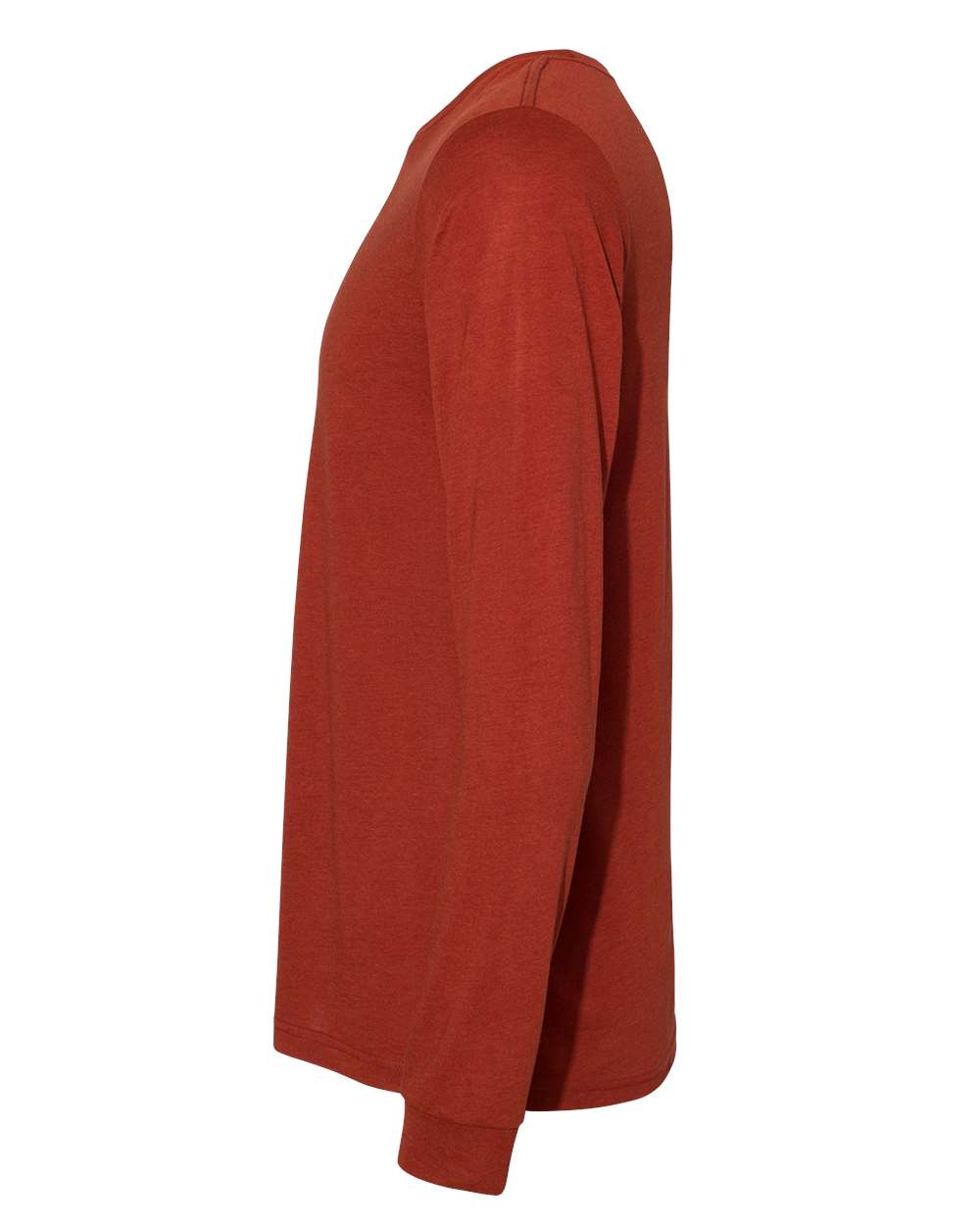 Unisex Triblend Long Sleeve Tee - DirectSide - B11606662 - Brick Triblend
