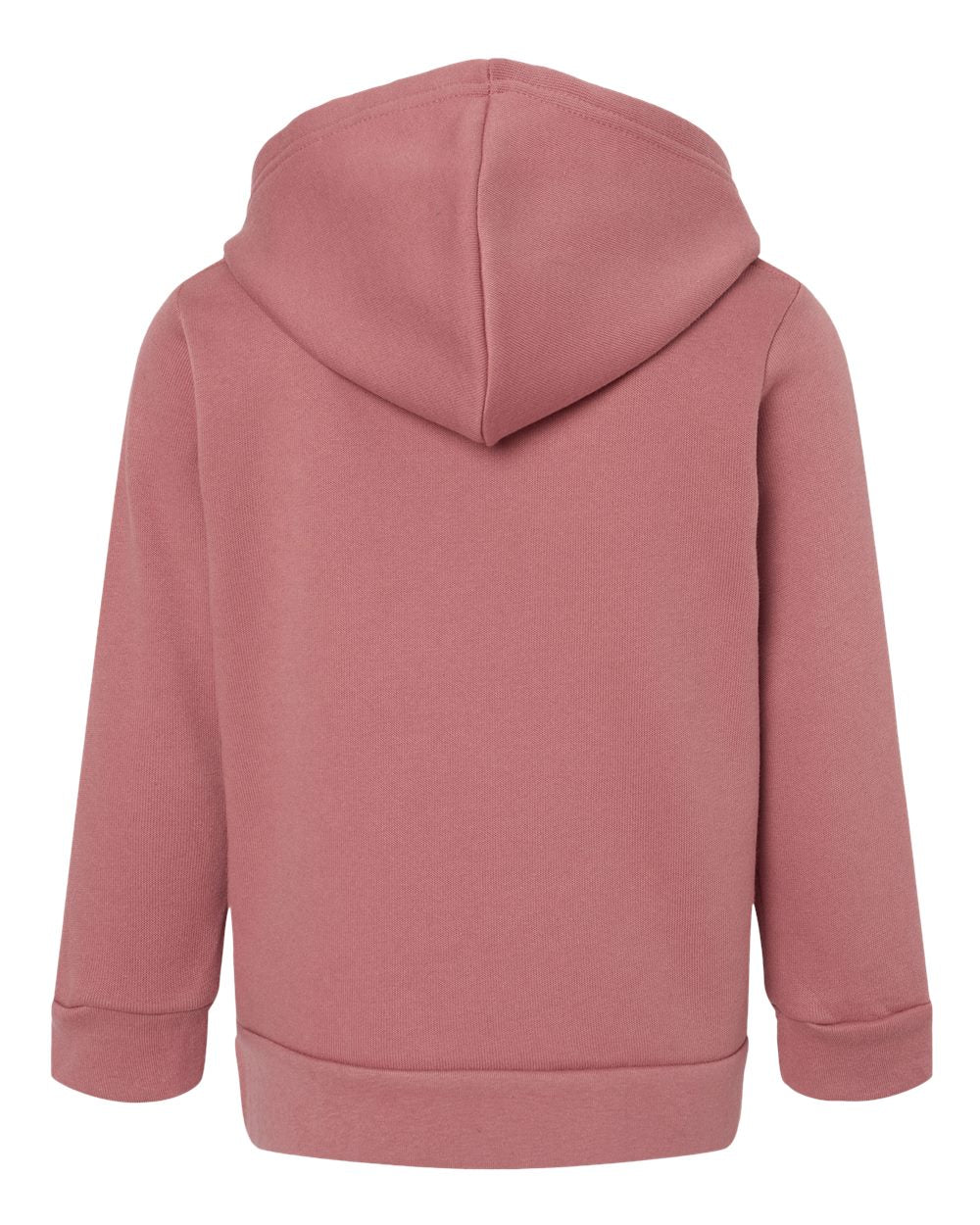 Toddler Sponge Fleece Pullover Hoodie - Back - B11806303 - Mauve