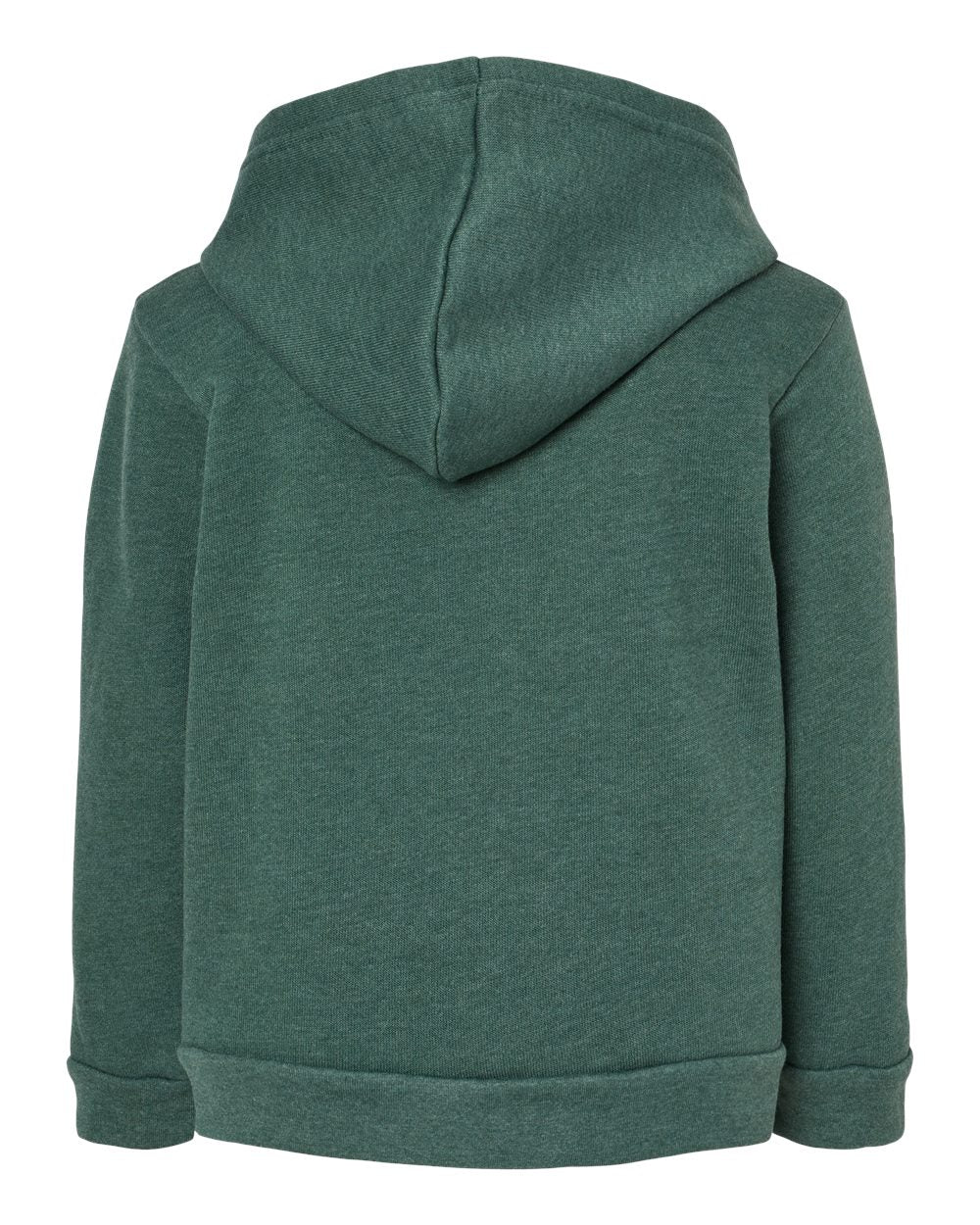 Toddler Sponge Fleece Pullover Hoodie - Back - B11806543 - Heather Forest