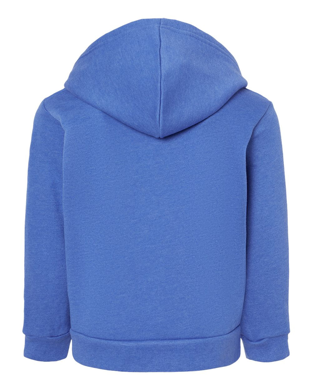 Toddler Sponge Fleece Pullover Hoodie - Back - B11806753 - Heather True Royal