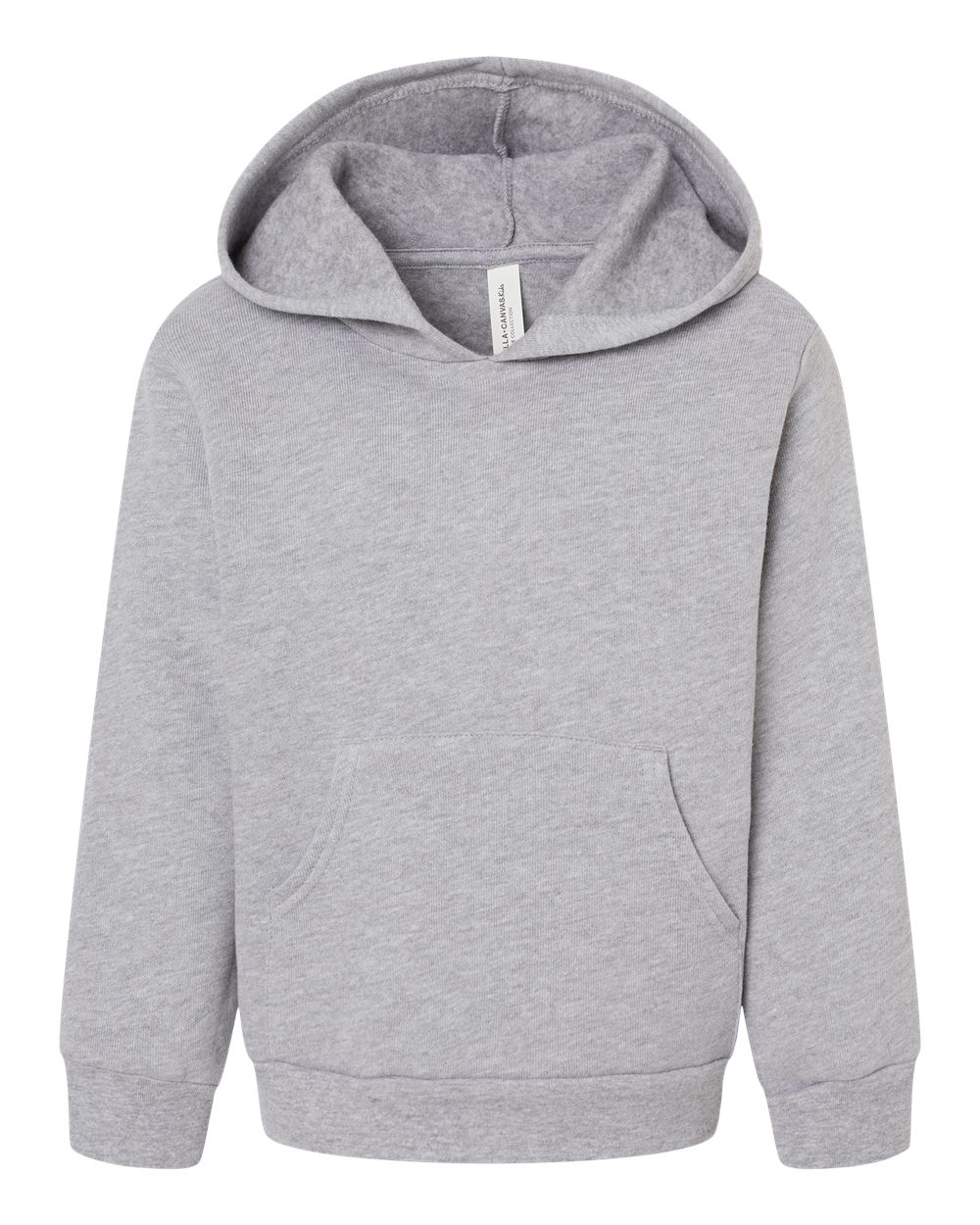 Toddler Sponge Fleece Pullover Hoodie - Front - B11806023 - Athletic Heather