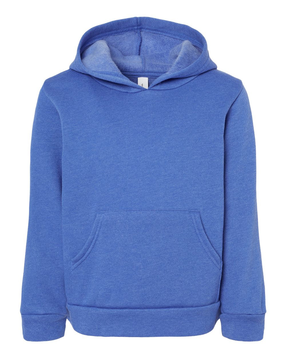 Toddler Sponge Fleece Pullover Hoodie - Front - B11806753 - Heather True Royal