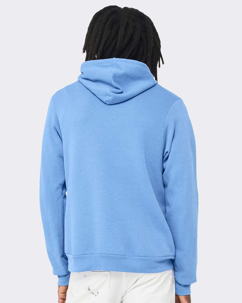 Unisex Sponge Fleece Hoodie - OnModelBack - B86306052 - Carolina Blue