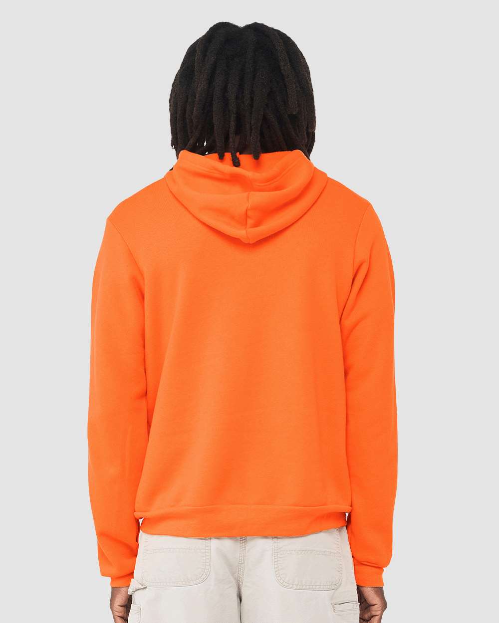 Unisex Sponge Fleece Hoodie - OnModelBack - B86306242 - Orange