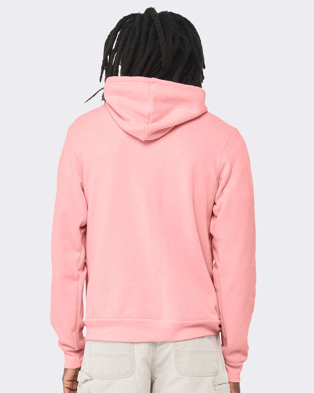 Unisex Sponge Fleece Hoodie - OnModelBack - B86306252 - Pink