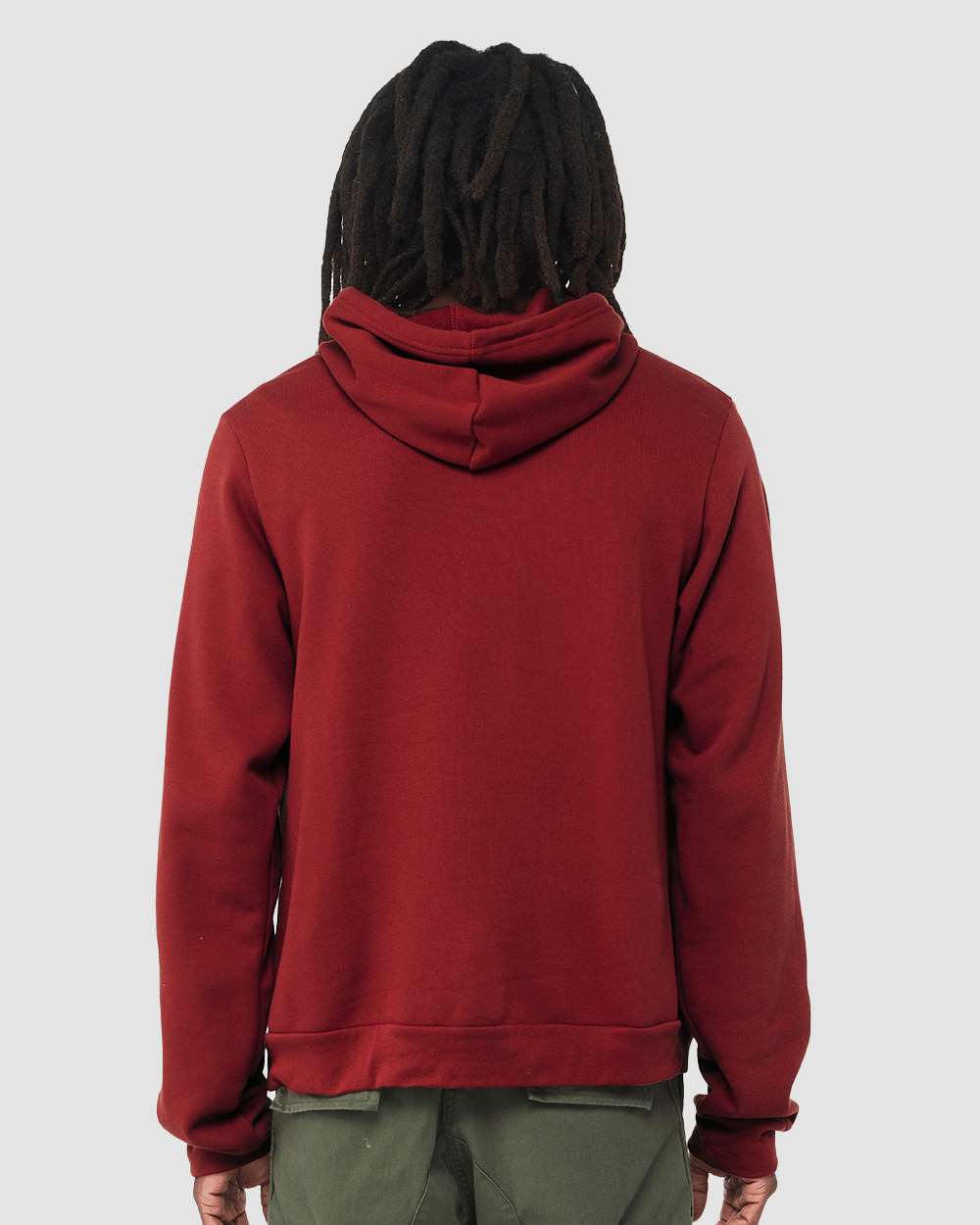 Unisex Sponge Fleece Hoodie - OnModelBack - B86306682 - Cardinal
