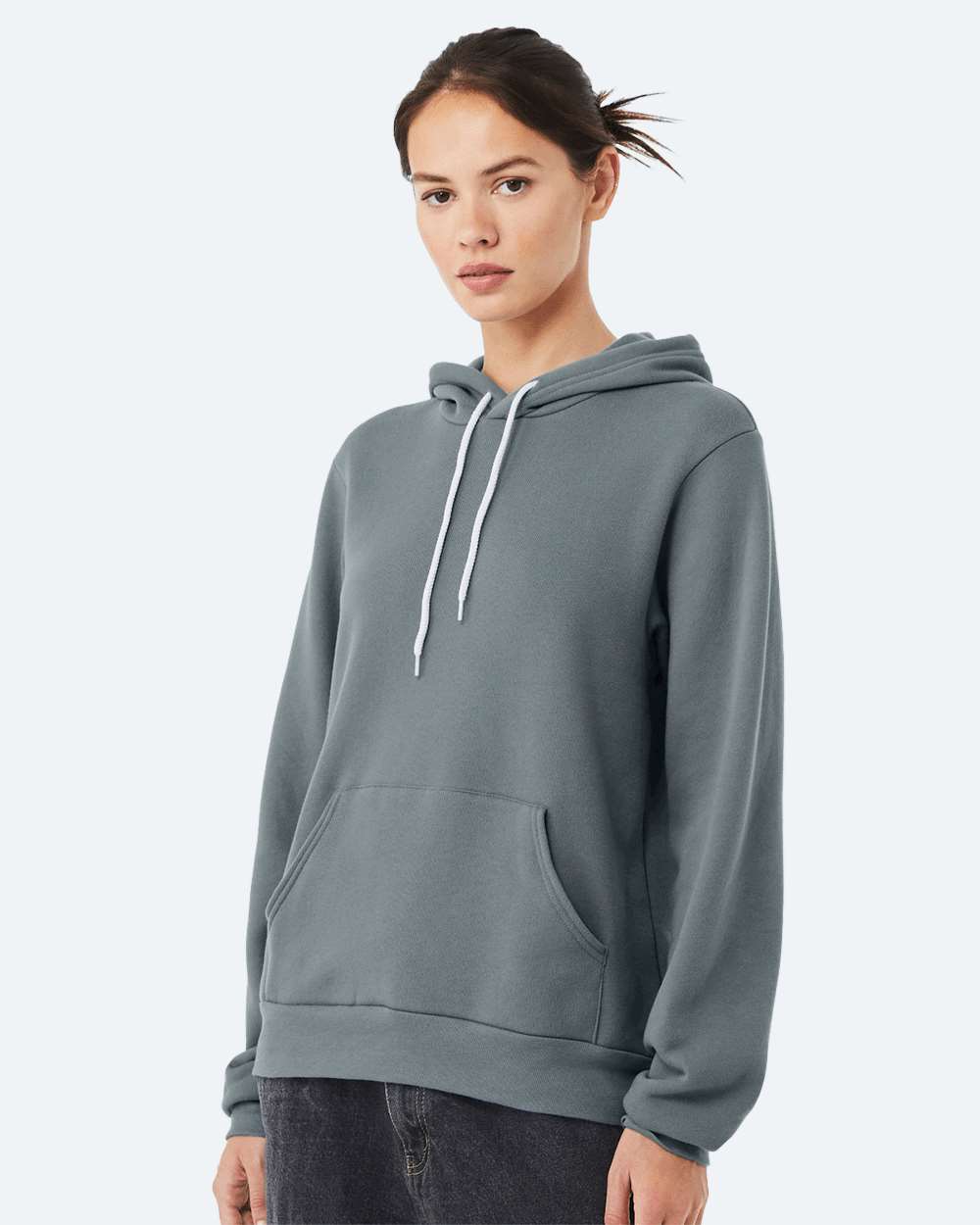 Unisex Sponge Fleece Hoodie - OnModelSide - B86306802 - Blue Storm