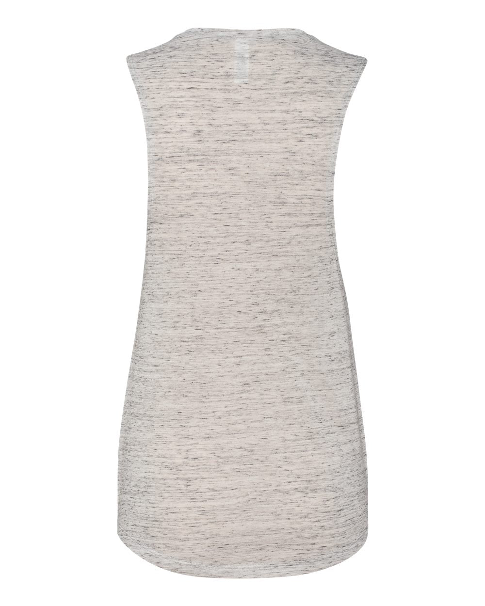Women's Flowy Scoop Muscle Tank - Back - B55806013 - White Marble