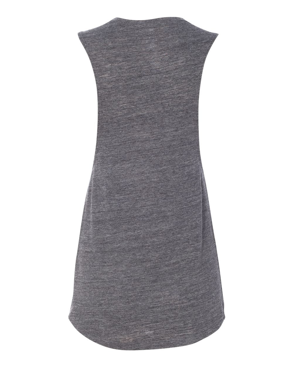 Women's Flowy Scoop Muscle Tank - Back - B55806133 - Asphalt Slub