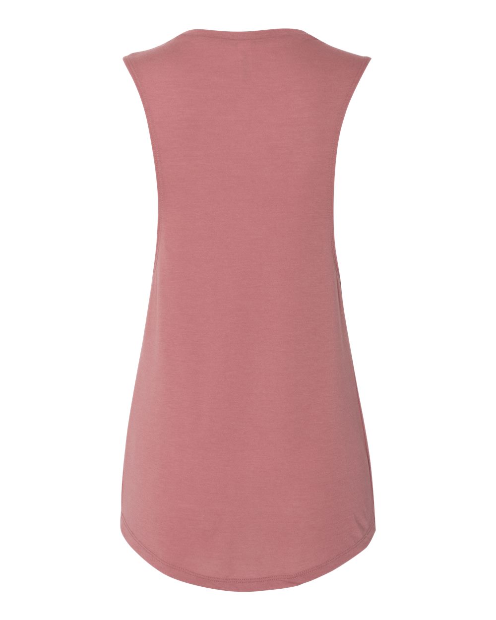 Women's Flowy Scoop Muscle Tank - Back - B55806263 - Mauve