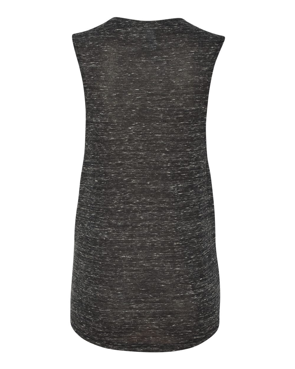 Women's Flowy Scoop Muscle Tank - Back - B55806513 - Black Marble