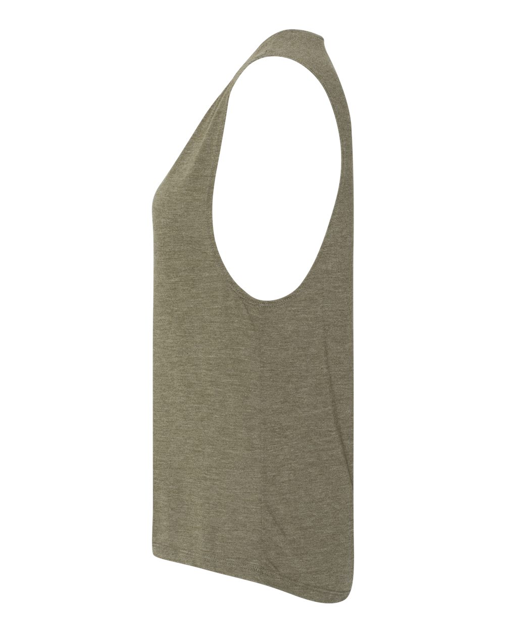 Women's Flowy Scoop Muscle Tank - DirectSide - B55806603 - Heather Olive