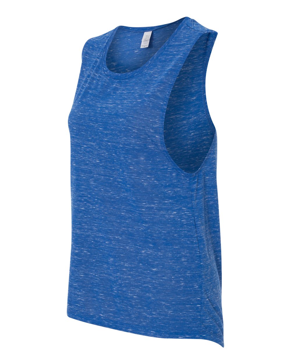 Women's Flowy Scoop Muscle Tank - Side - B55806753 - True Royal Marble