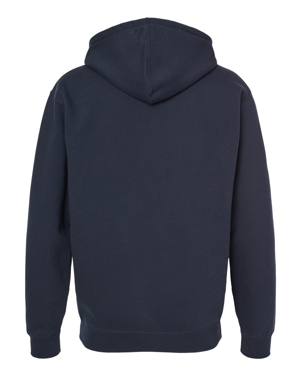 Unisex Heavyweight Full-Zip Hooded Sweatshirt - Back - B20476652 - Navy