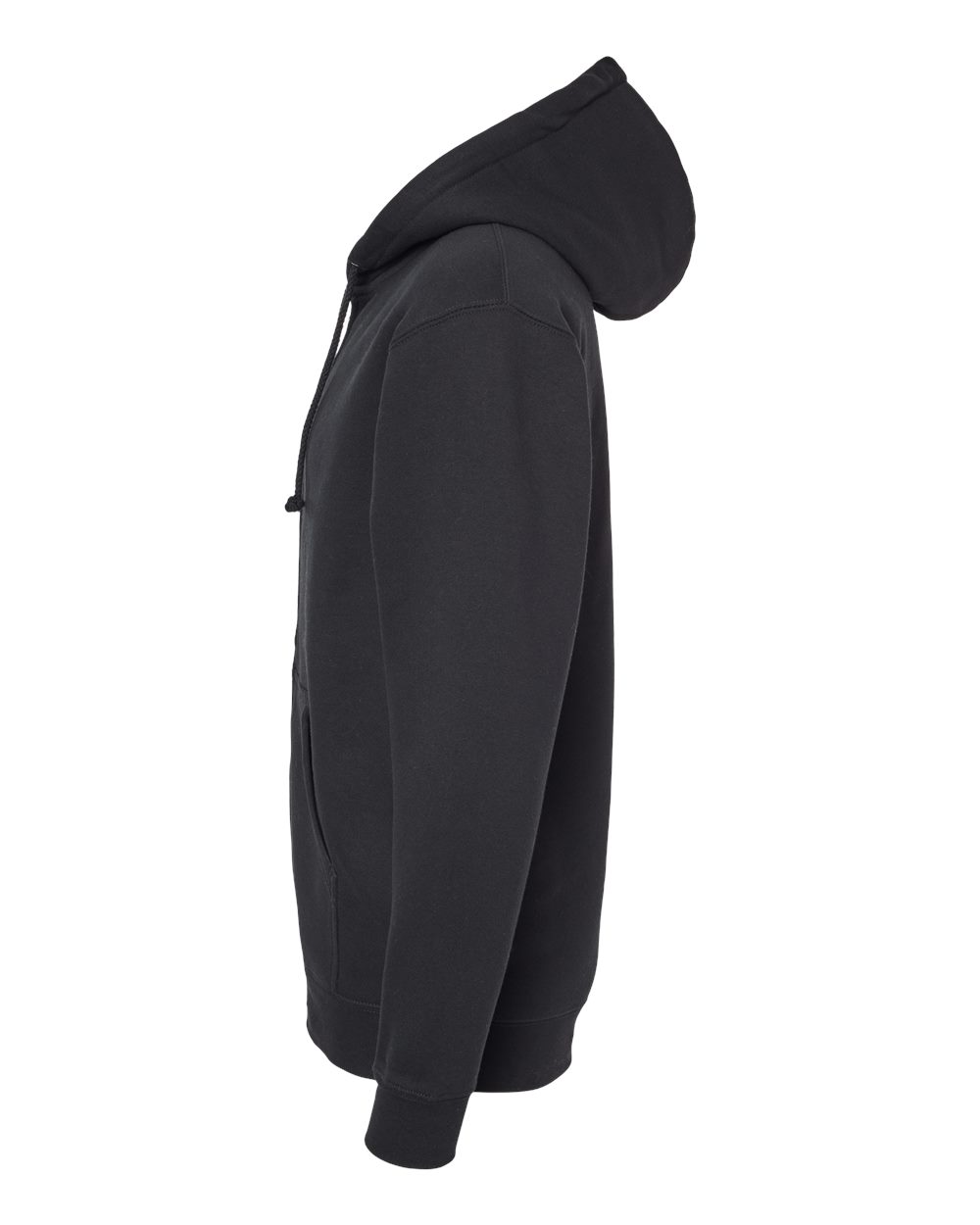 Unisex Heavyweight Full-Zip Hooded Sweatshirt - DirectSide - B20476502 - Black
