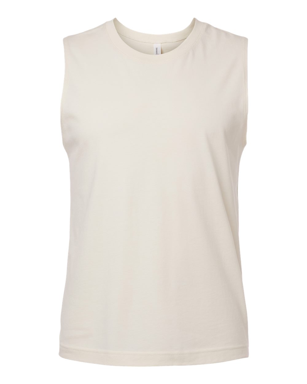 Jersey Muscle Tank - Front - B80906242 - Natural