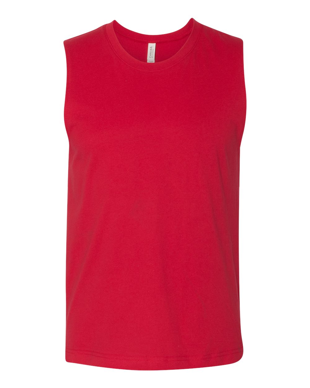 Jersey Muscle Tank - Front - B80906702 - Red