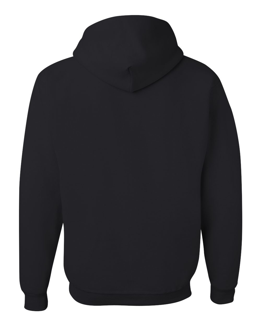 Unisex NuBlend® Hooded Sweatshirt - Back - B22035503 - Black