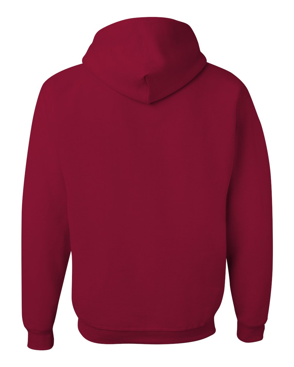 Unisex NuBlend® Hooded Sweatshirt - Back - B22035523 - Cardinal