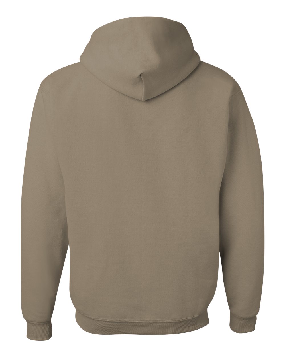 Unisex NuBlend® Hooded Sweatshirt - Back - B22035773 - Khaki