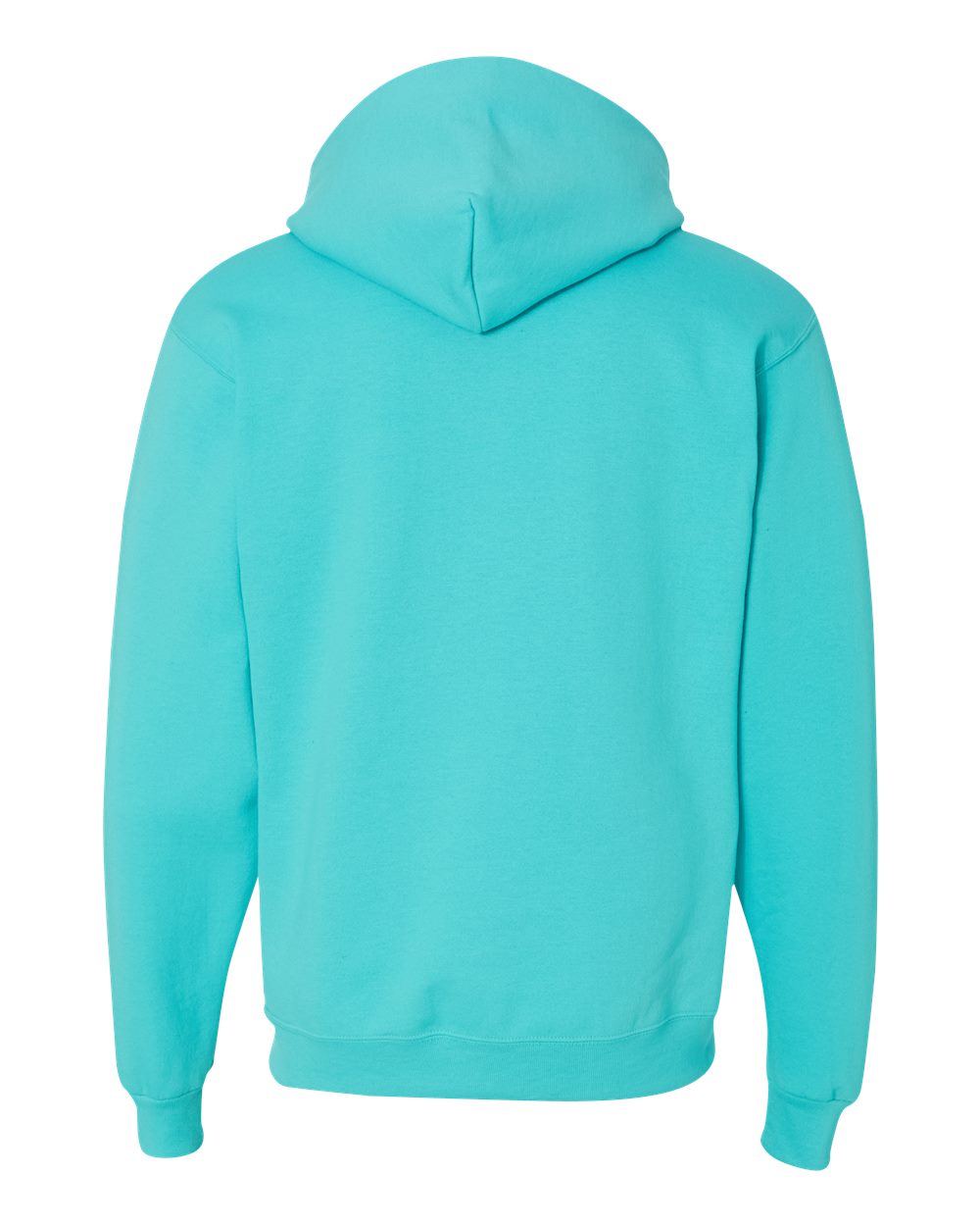 Unisex NuBlend® Hooded Sweatshirt - Back - B22035813 - Scuba Blue