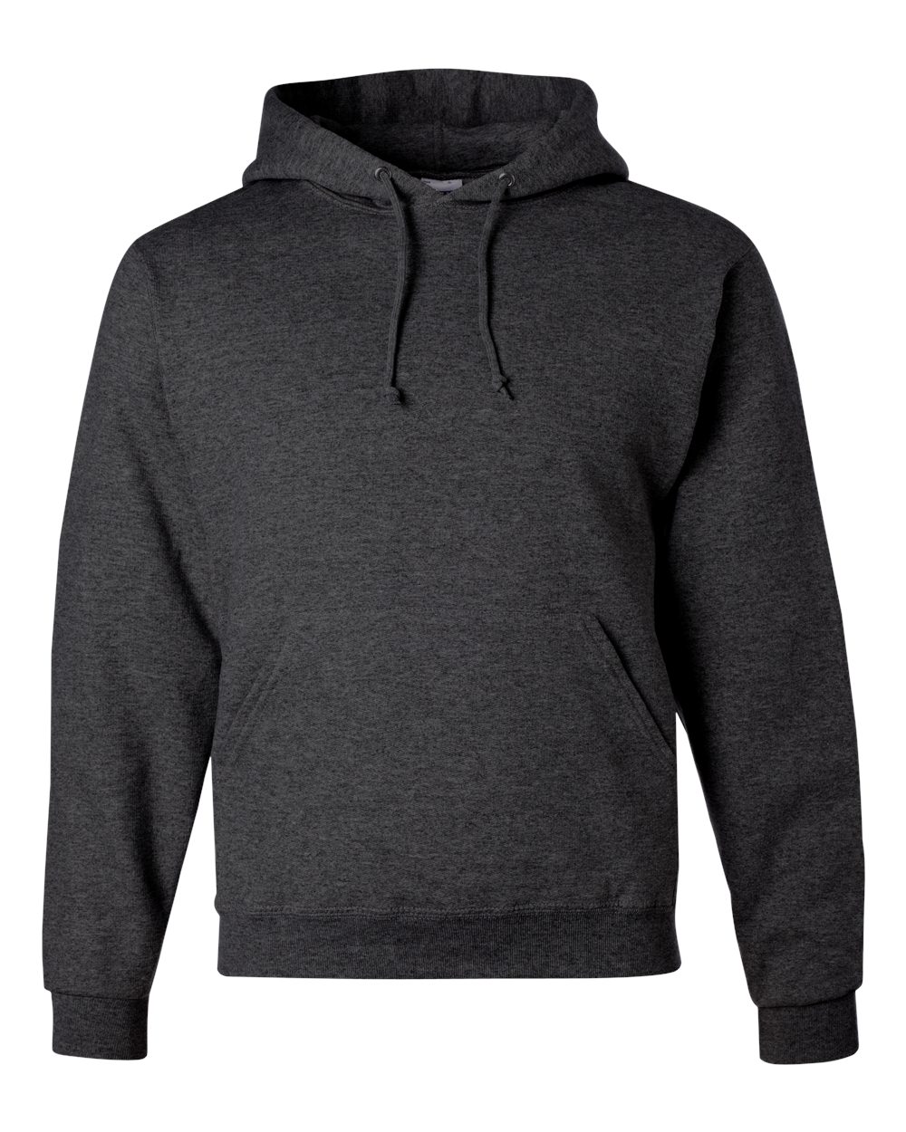 Unisex NuBlend® Hooded Sweatshirt - Front - B22035133 - Black Heather