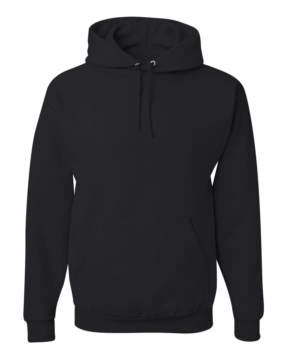 Unisex NuBlend® Hooded Sweatshirt - Front - B22035503 - Black