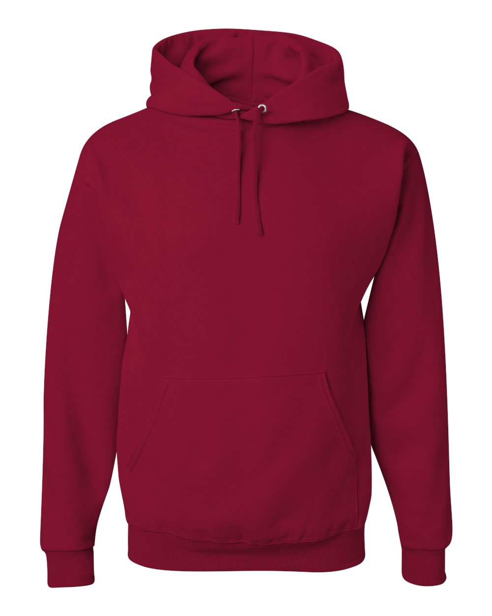 Unisex NuBlend® Hooded Sweatshirt - Front - B22035523 - Cardinal