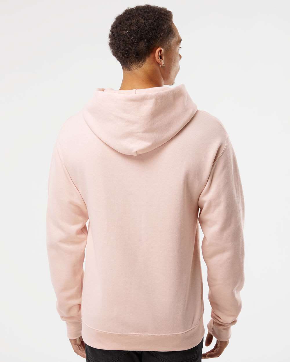 Unisex NuBlend® Hooded Sweatshirt - OnModelBack - B22035983 - Blush Pink