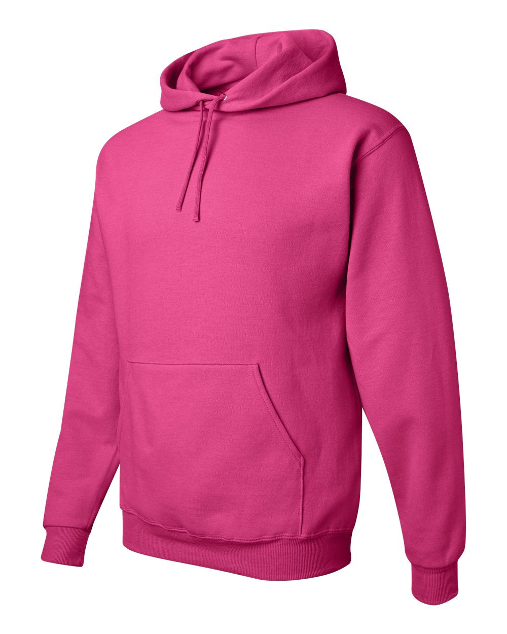 Unisex NuBlend® Hooded Sweatshirt - Side - B22035693 - Cyber Pink