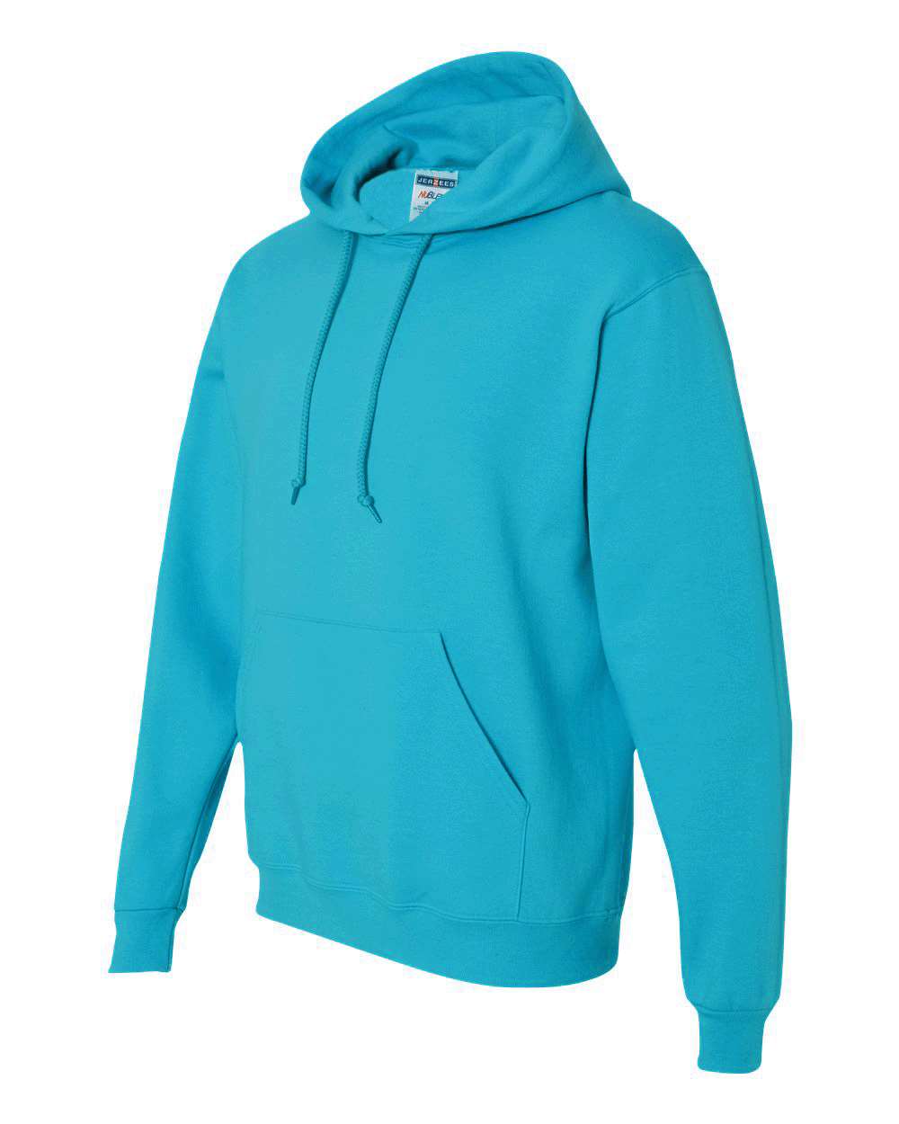 Unisex NuBlend® Hooded Sweatshirt - Side - B22035763 - California Blue