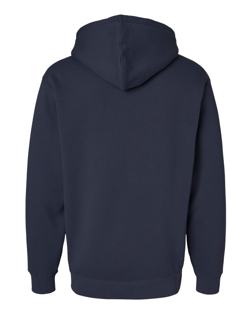 Unisex Heavyweight Hooded Sweatshirt - Back - B22276062 - Navy
