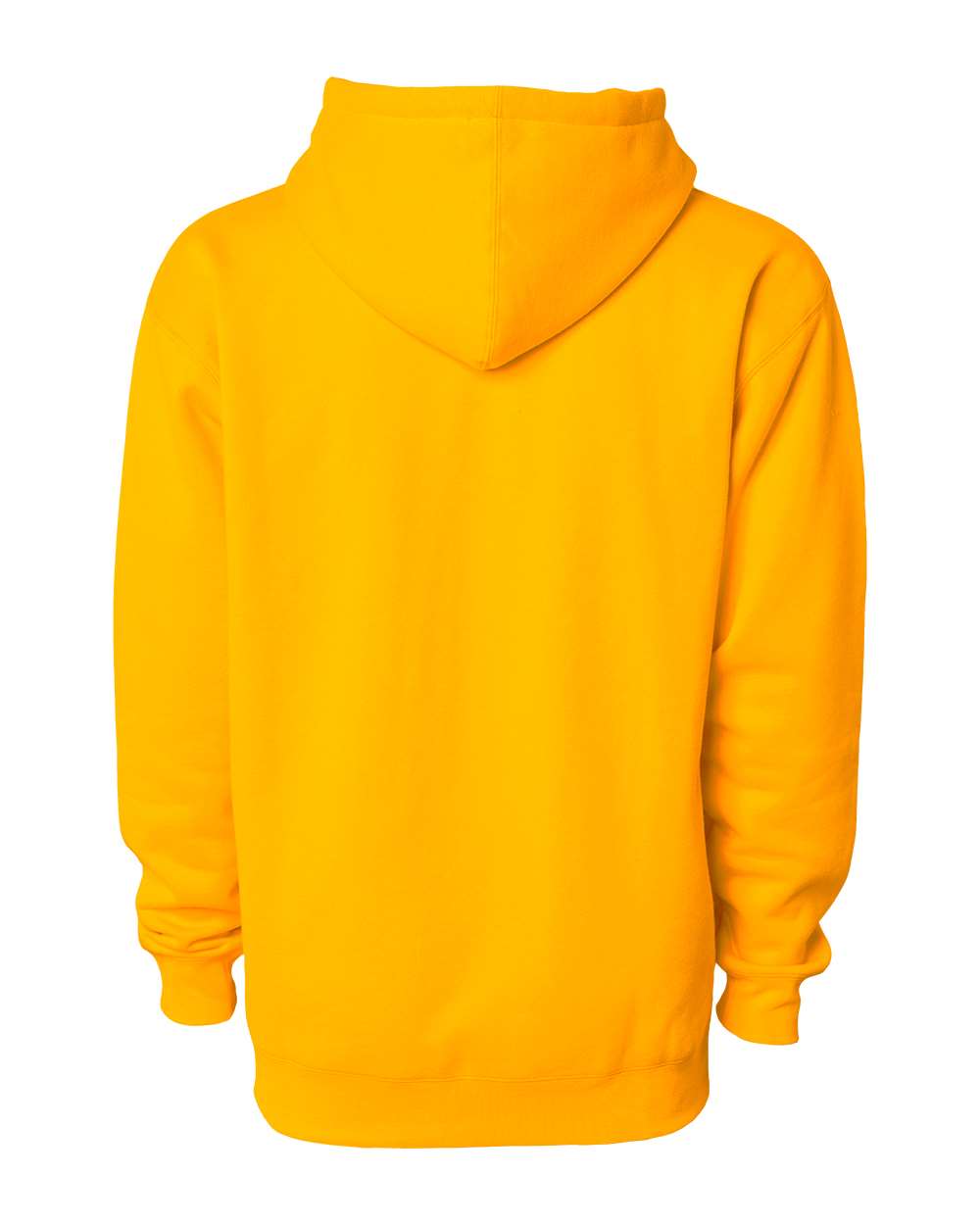 Unisex Heavyweight Hooded Sweatshirt - Back - B22276122 - Gold