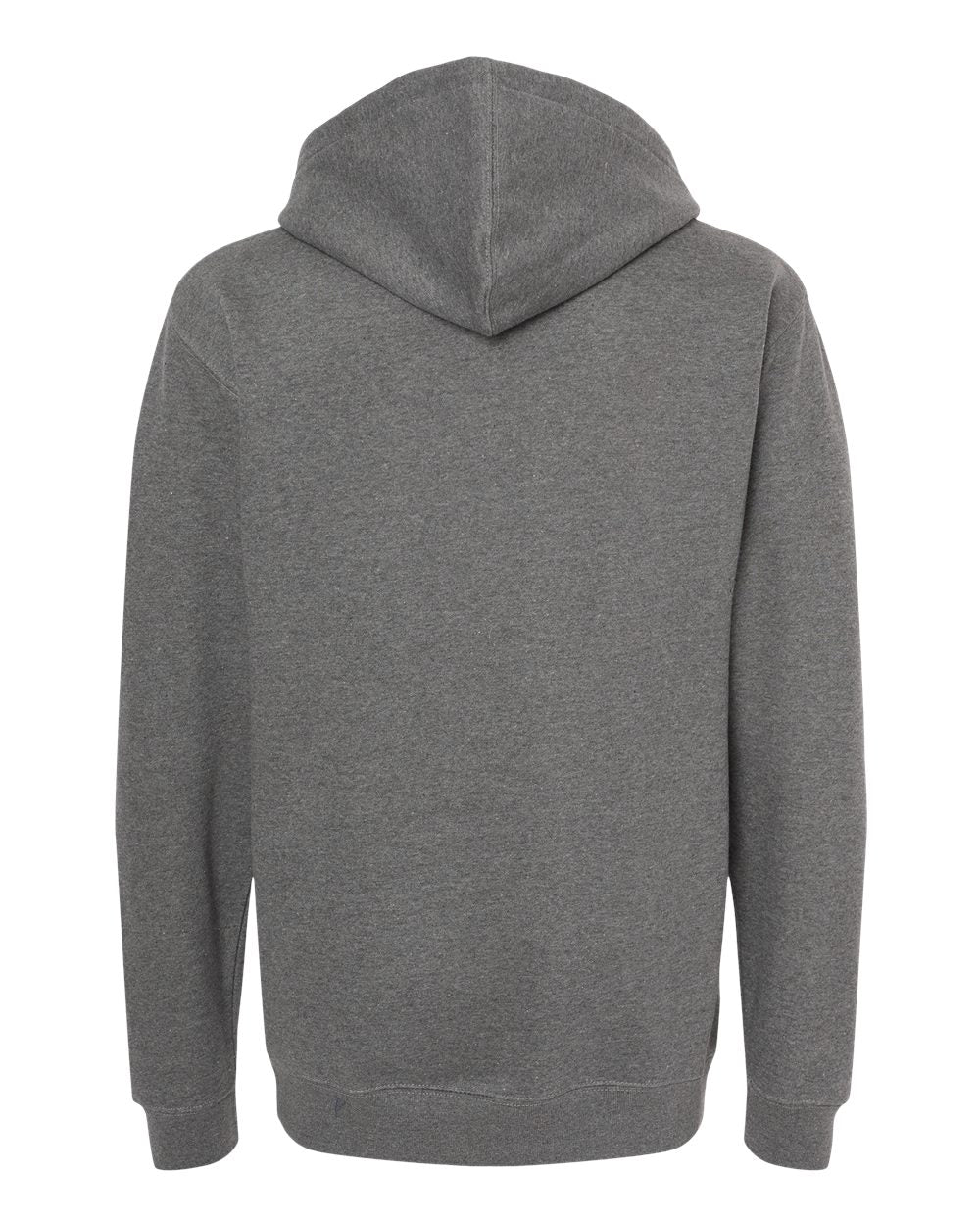 Unisex Heavyweight Hooded Sweatshirt - Back - B22276362 - Gunmetal Heather