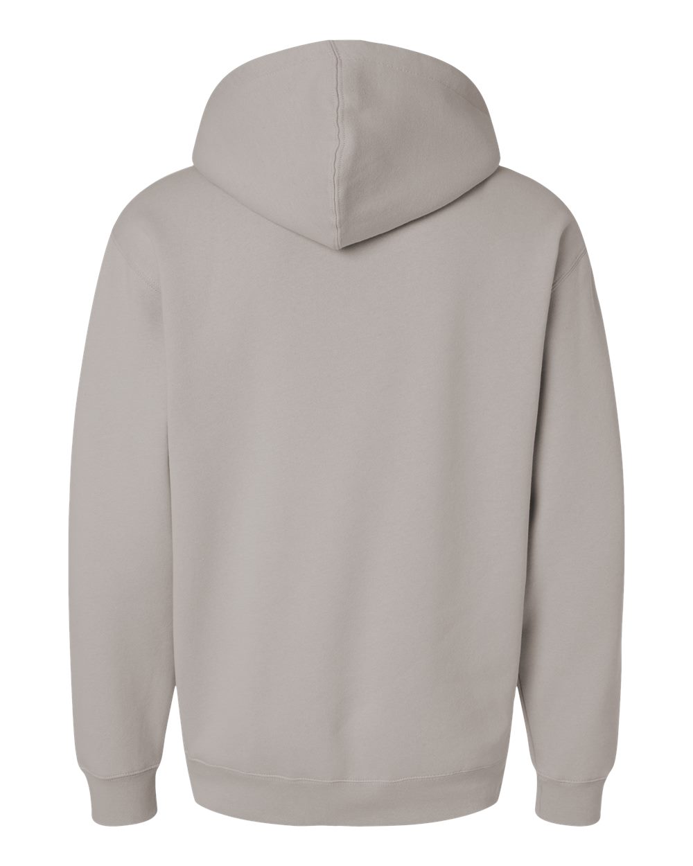 Unisex Heavyweight Hooded Sweatshirt - Back - B22276412 - Cement