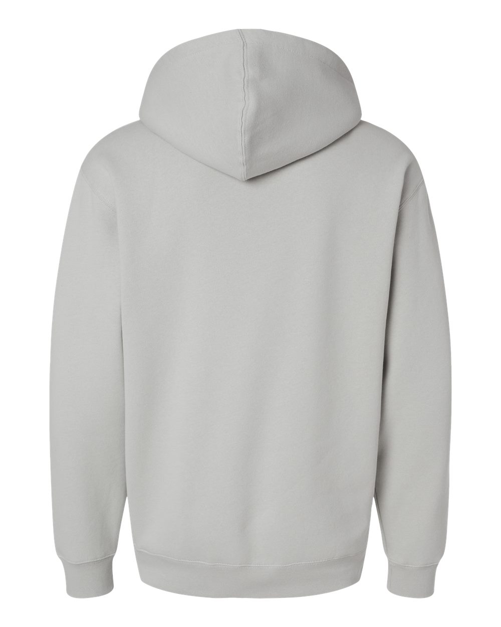 Unisex Heavyweight Hooded Sweatshirt - Back - B22276452 - Smoke