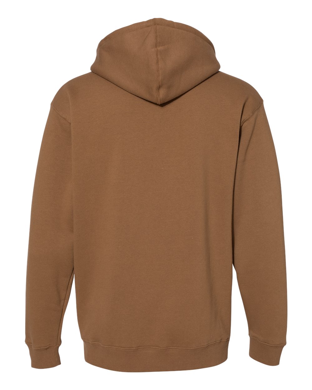 Unisex Heavyweight Hooded Sweatshirt - Back - B22276562 - Saddle