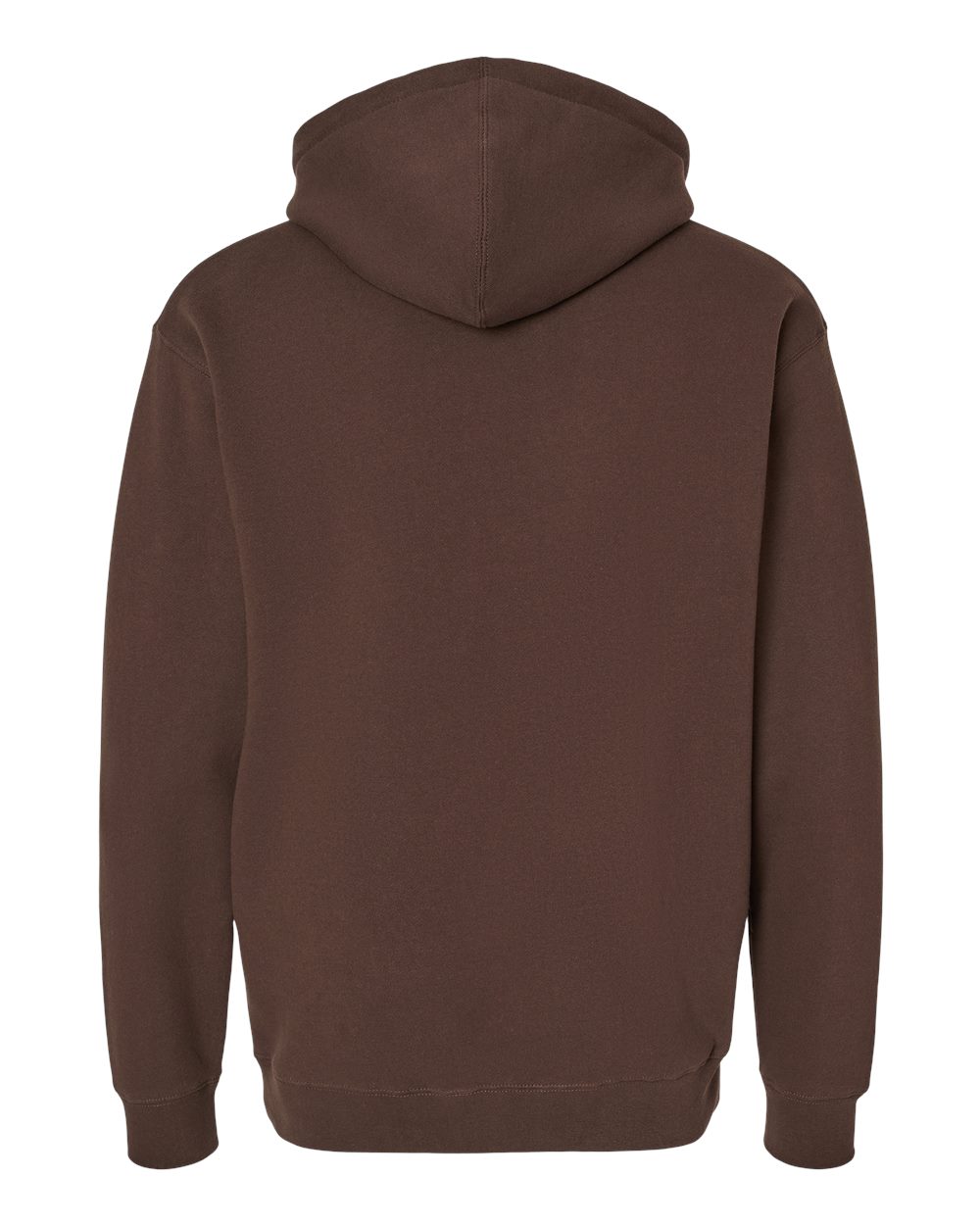 Unisex Heavyweight Hooded Sweatshirt - Back - B22276572 - Brown
