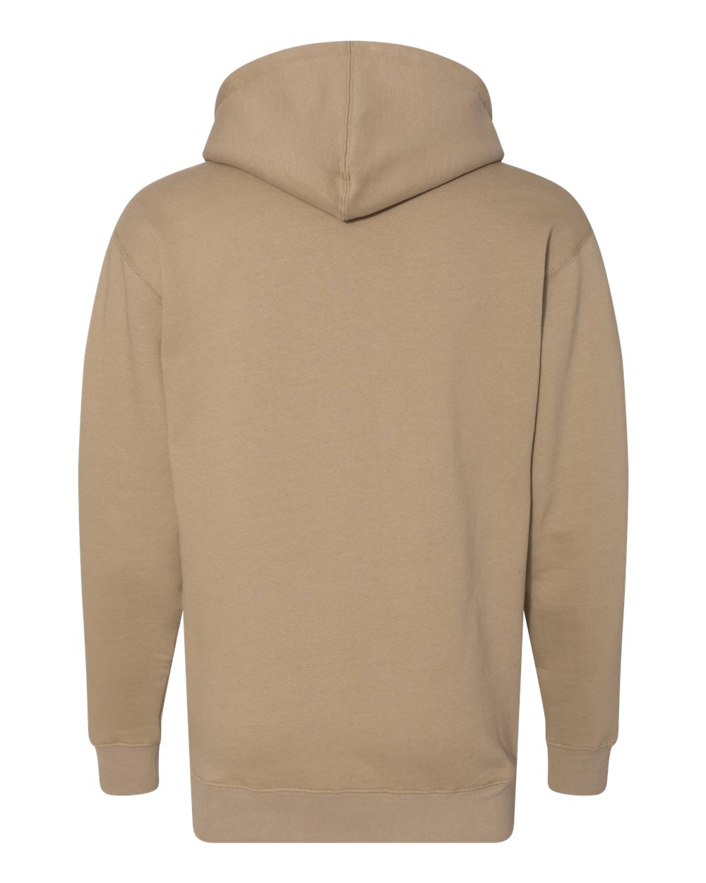 Unisex Heavyweight Hooded Sweatshirt - Back - B22276732 - Sandstone