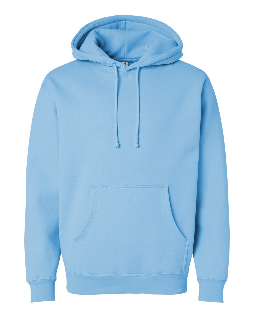 Unisex Heavyweight Hooded Sweatshirt - Front - B22276052 - Blue Aqua