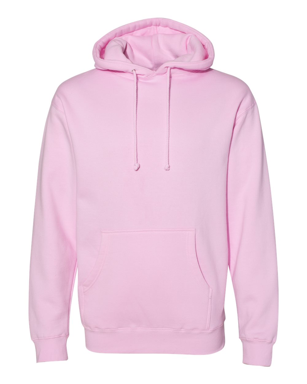 Unisex Heavyweight Hooded Sweatshirt - Front - B22276302 - Light Pink