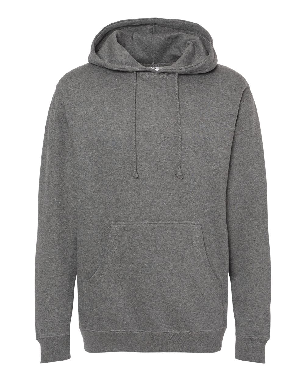 Unisex Heavyweight Hooded Sweatshirt - Front - B22276362 - Gunmetal Heather