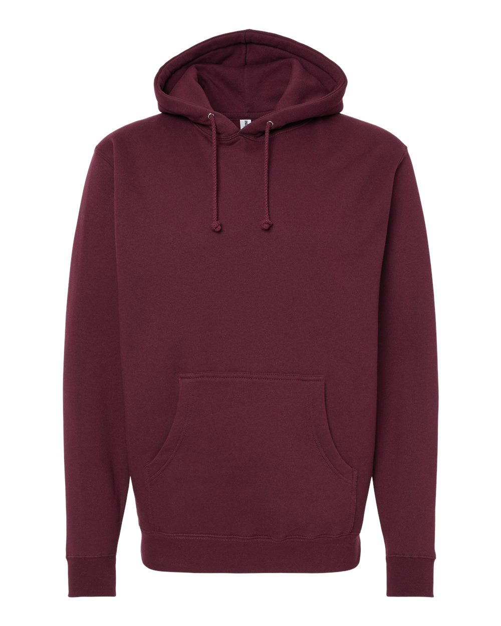 Unisex Heavyweight Hooded Sweatshirt - Front - B22276532 - Maroon