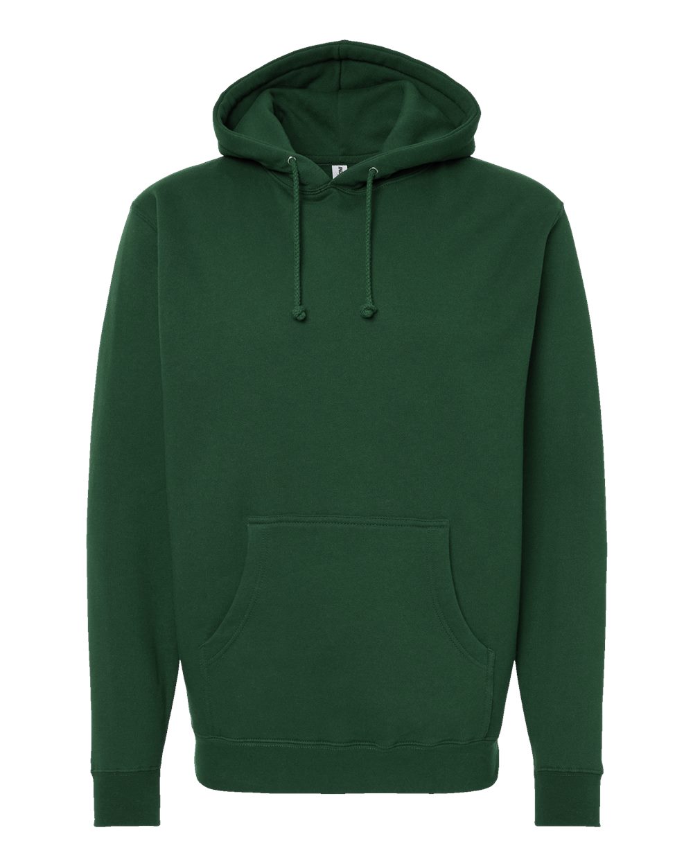 Unisex Heavyweight Hooded Sweatshirt - Front - B22276542 - Dark Green