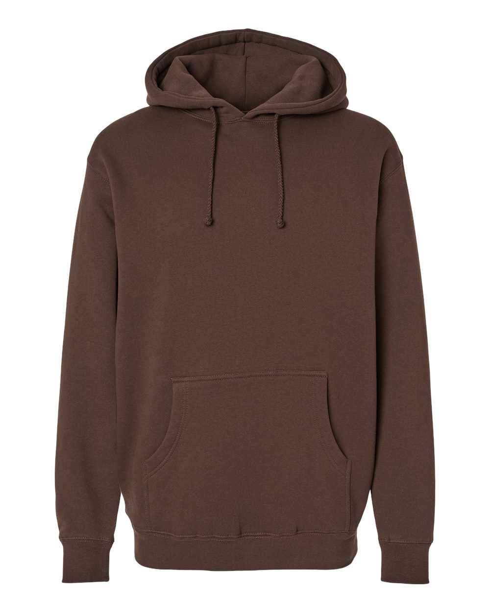 Unisex Heavyweight Hooded Sweatshirt - Front - B22276572 - Brown