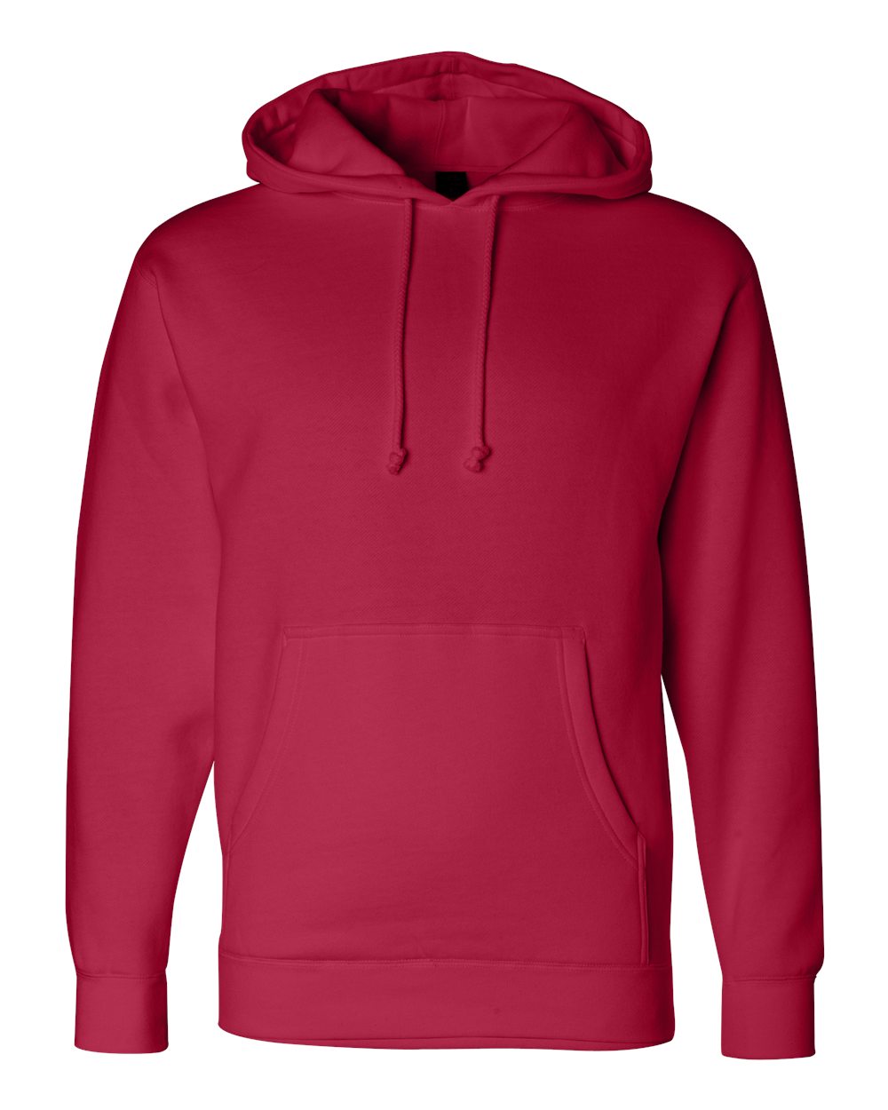 Unisex Heavyweight Hooded Sweatshirt - Front - B22276702 - Red