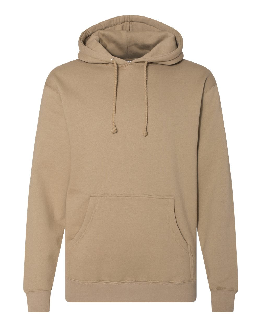 Unisex Heavyweight Hooded Sweatshirt - Front - B22276732 - Sandstone