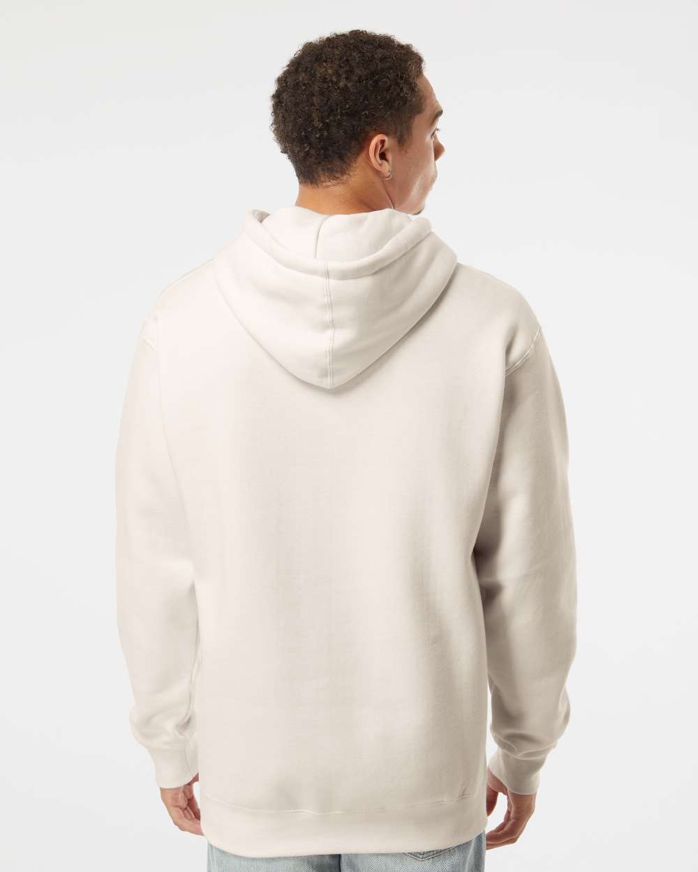 Unisex Heavyweight Hooded Sweatshirt - OnModelBack - B22276242 - Bone